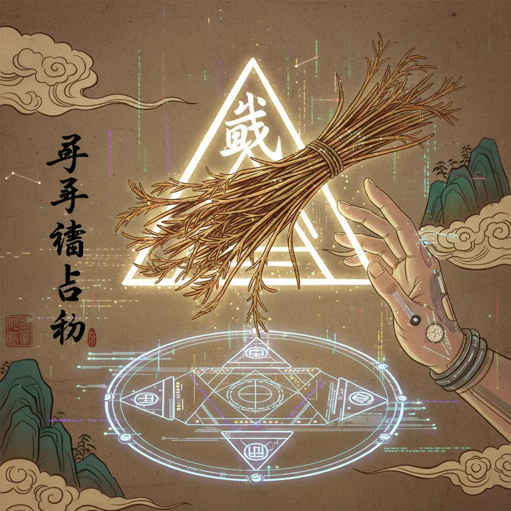 易經占卜 - 蓍草