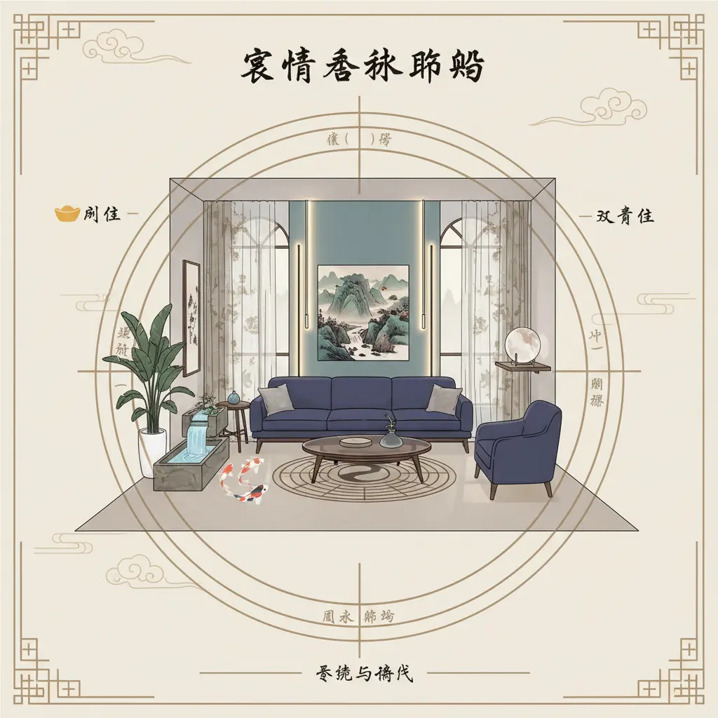 風水佈局 - 客廳風水