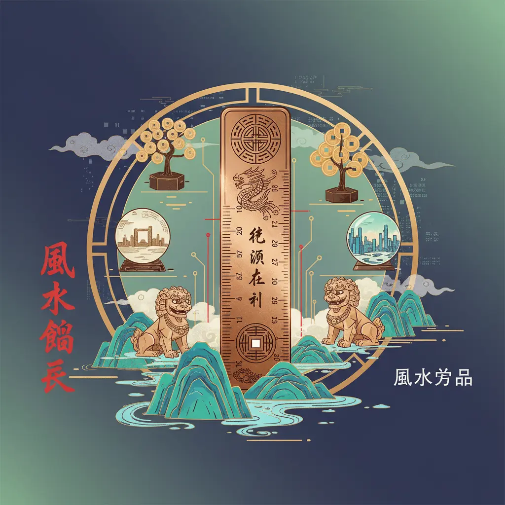 風水用品 - 風水銅尺
