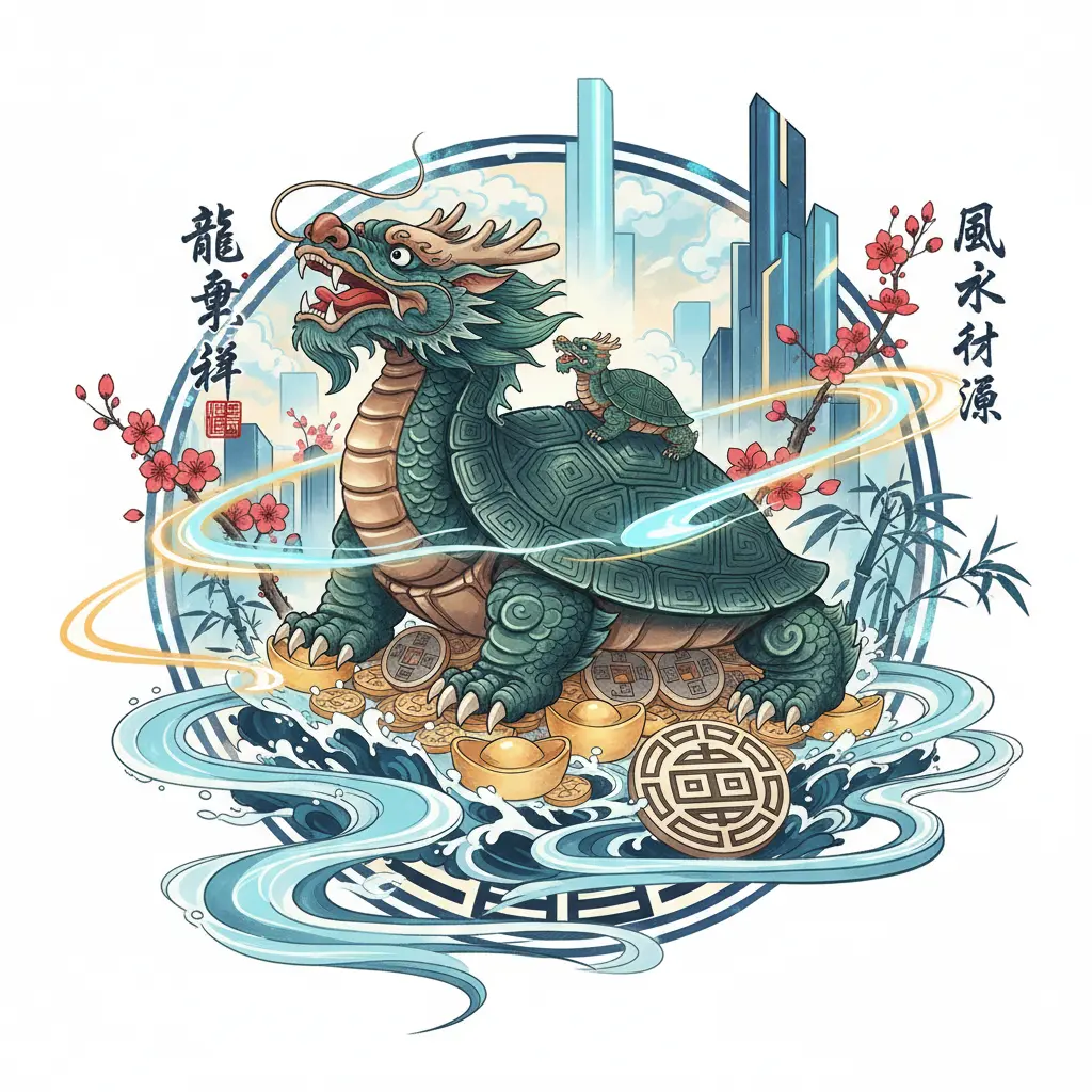 風水擺設 - 龍龜