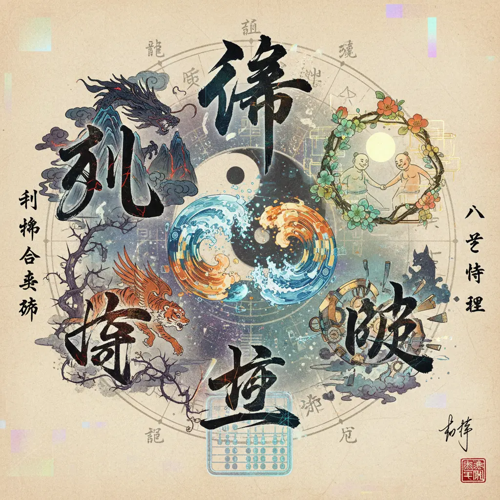 八字命理 - 刑衝合害破