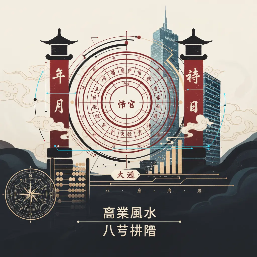 商業風水 - 八字排盤