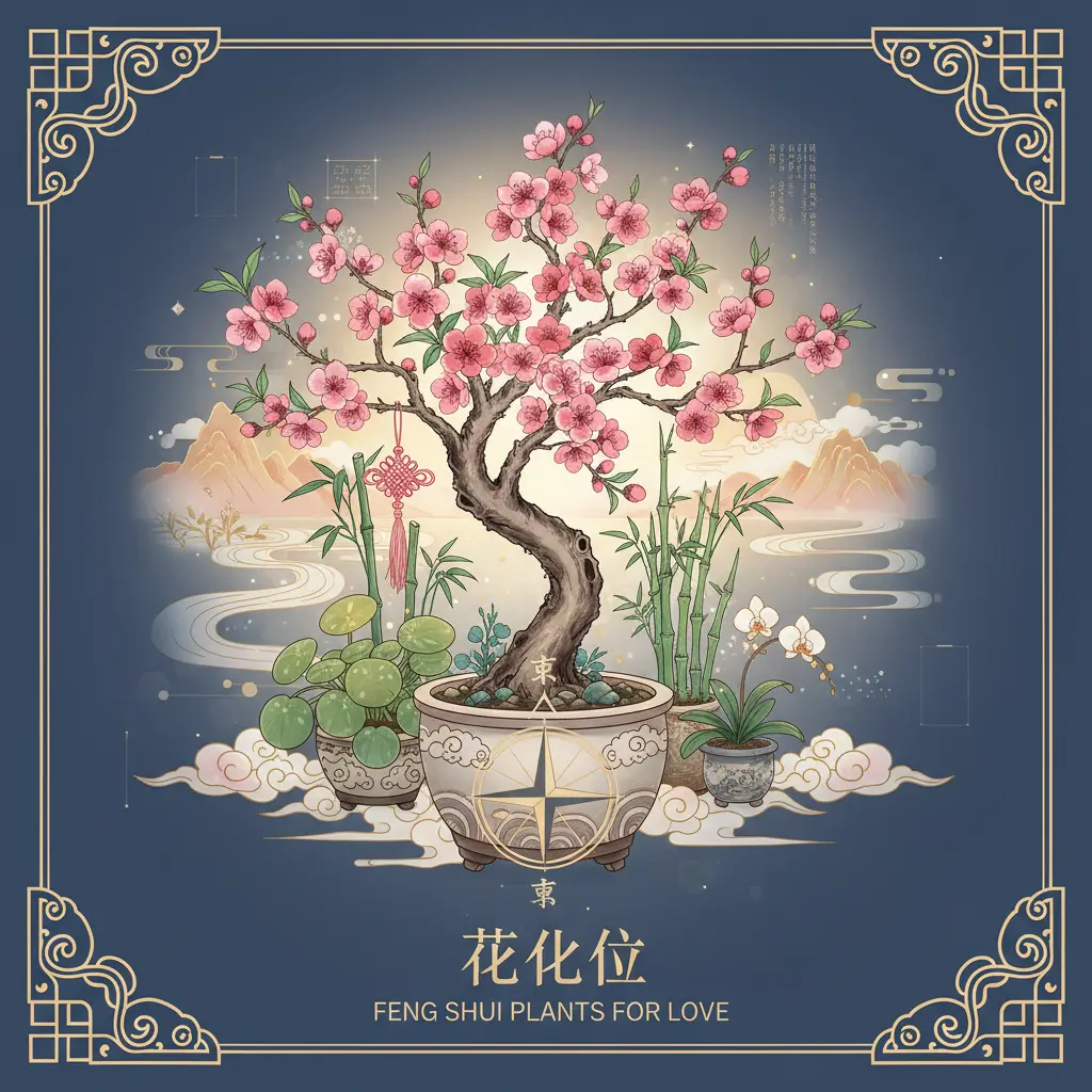 風水植物 - 桃花位