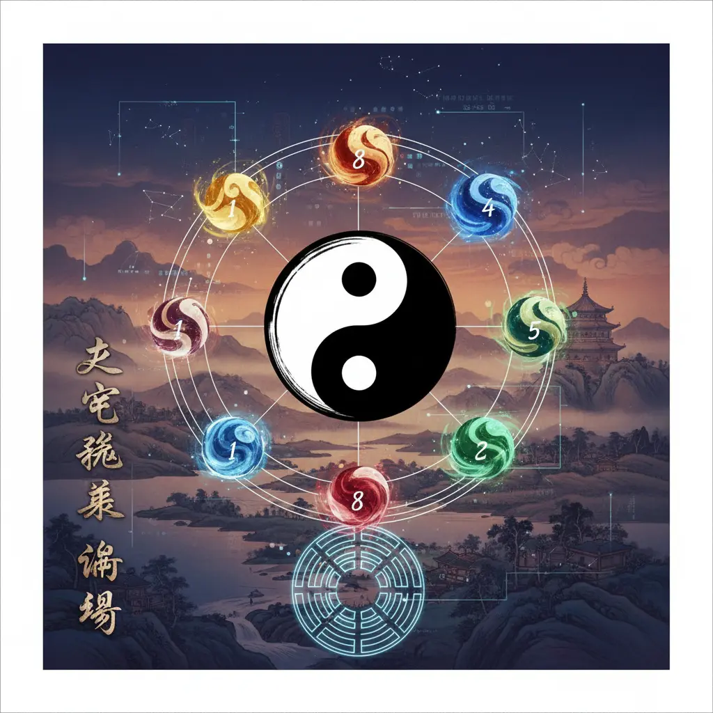 玄空飛星 - 陰陽