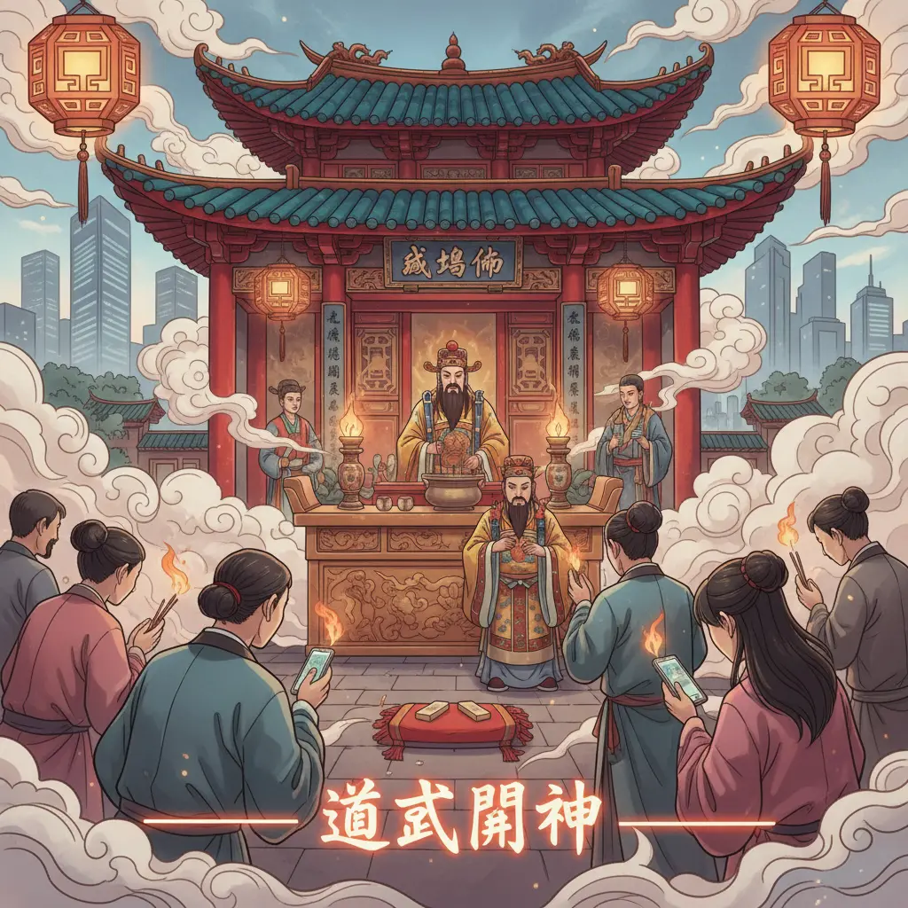 道教問神 - 城隍廟