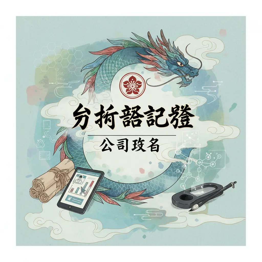 公司改名 - 分行登記證