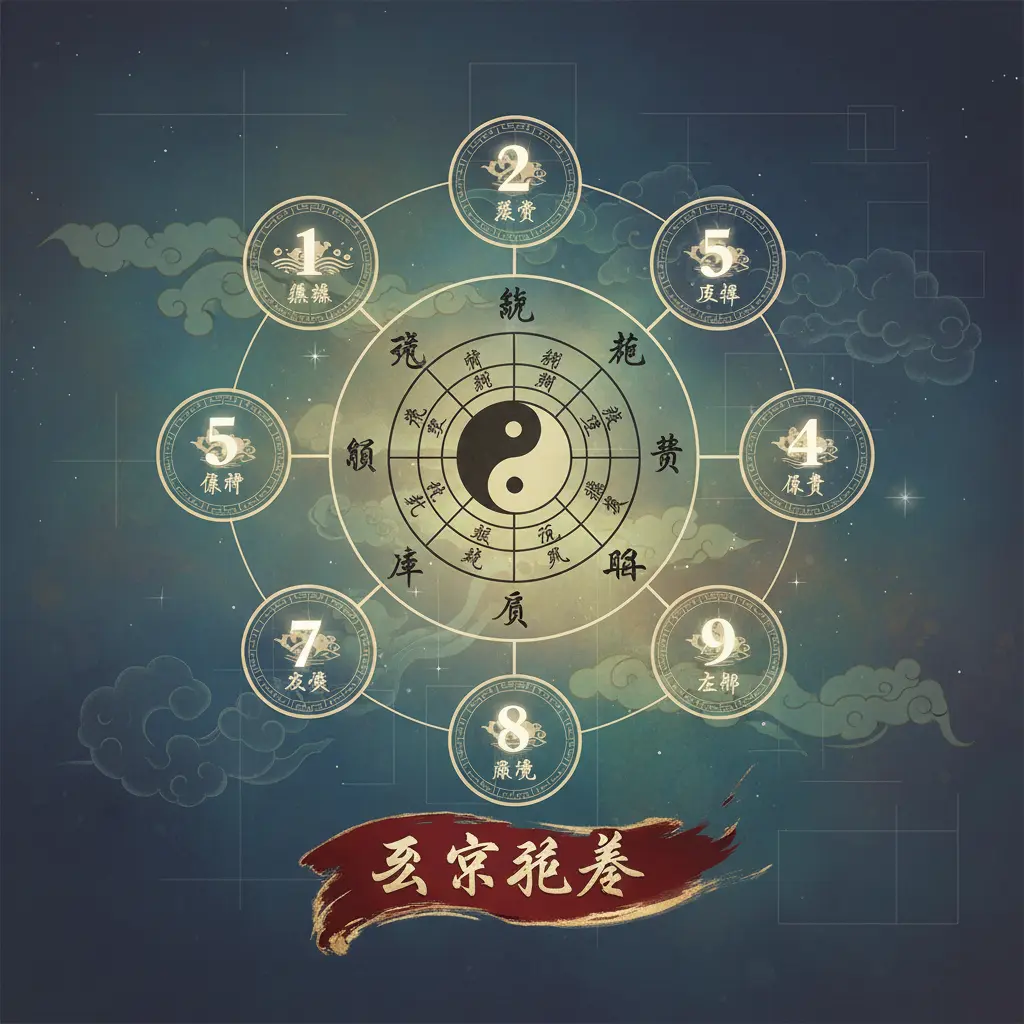 玄空飛星 - 八卦