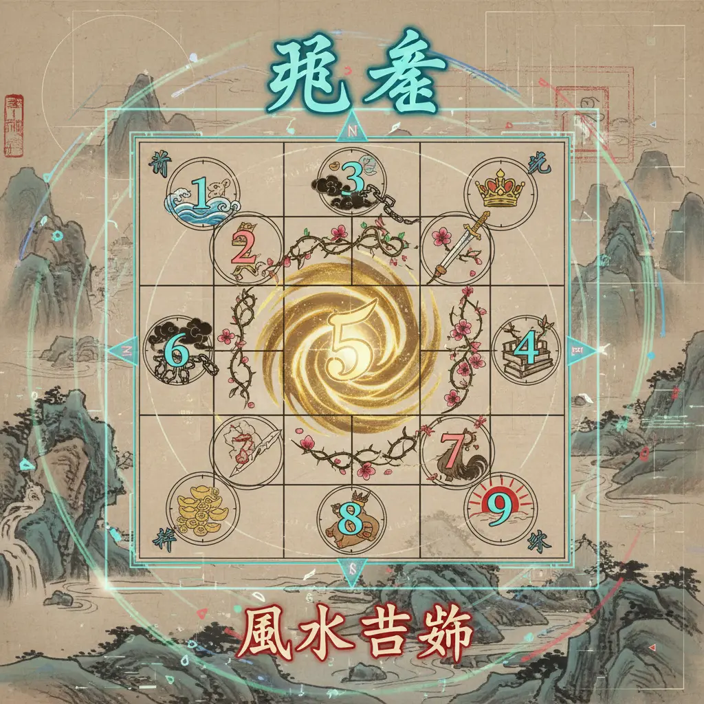 風水吉兇 - 飛星