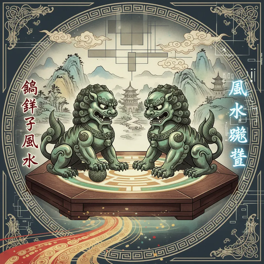 風水擺設 - 銅獅子風水