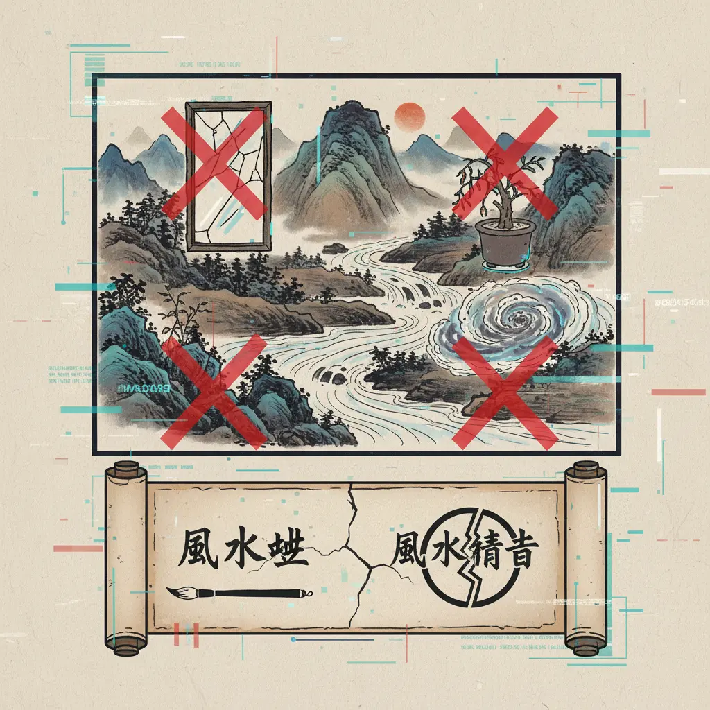 風水禁忌 - 風水畫