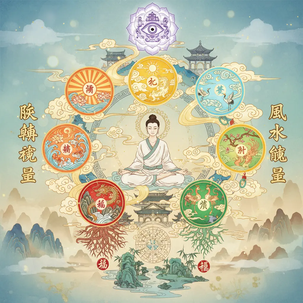 風水能量 - 脈輪