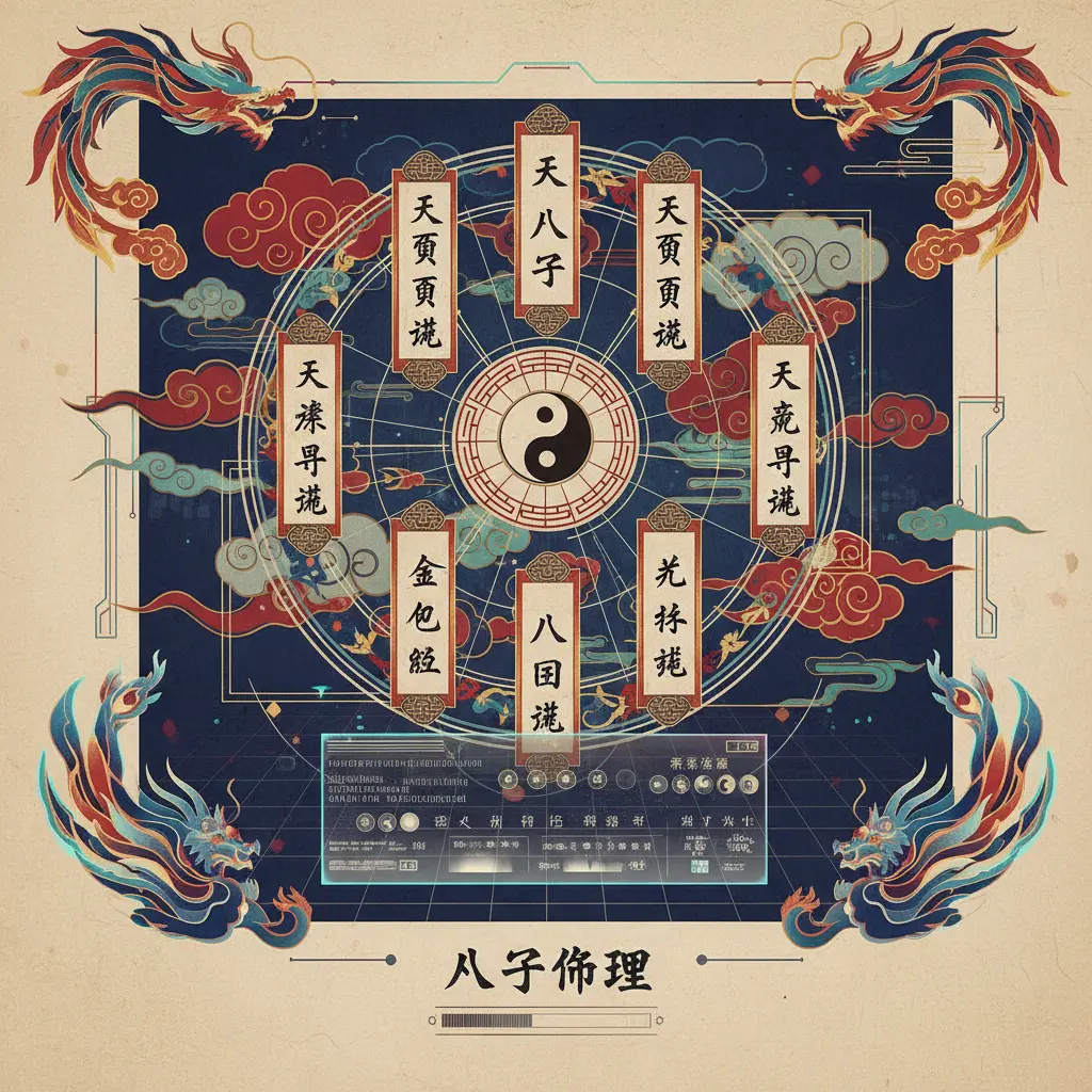 八字命理 - 八字命盤