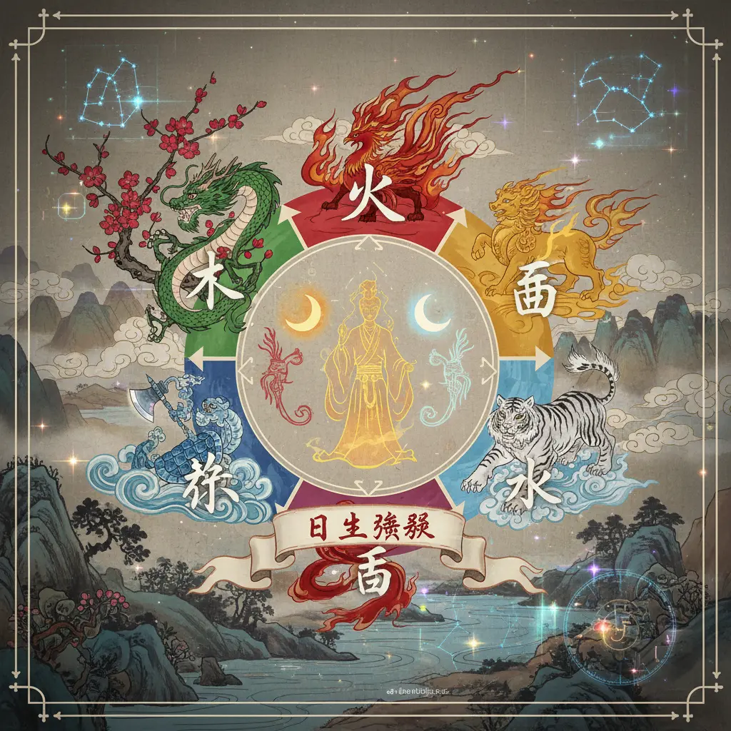 日主強弱 - 五行