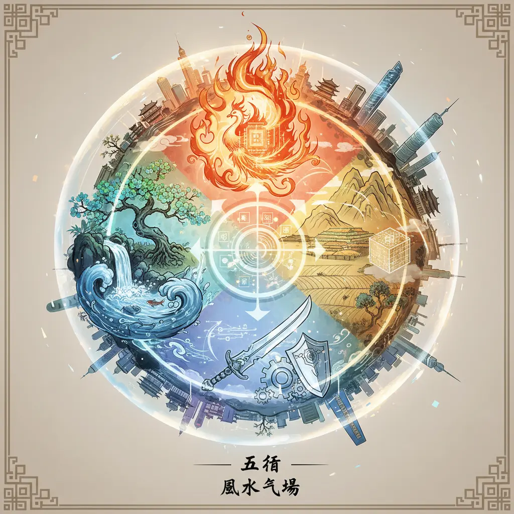 風水氣場 - 五行