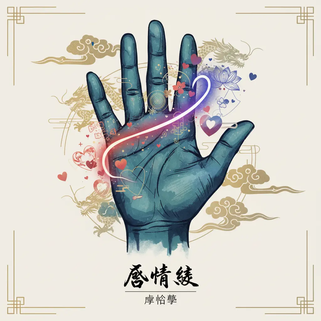 掌相學 - 感情線