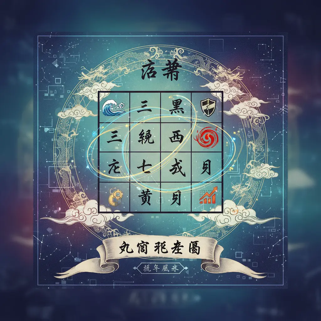 流年風水 - 九宮飛星圖