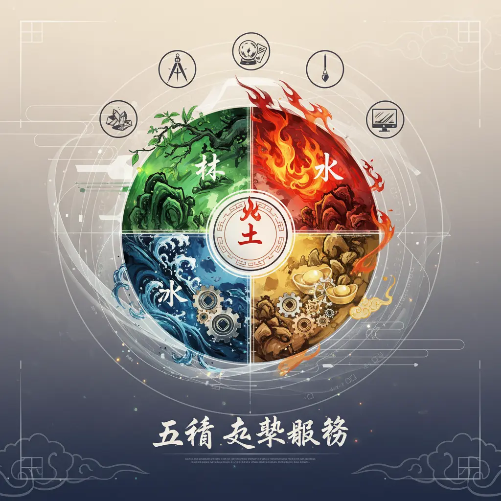 玄學服務 - 五行