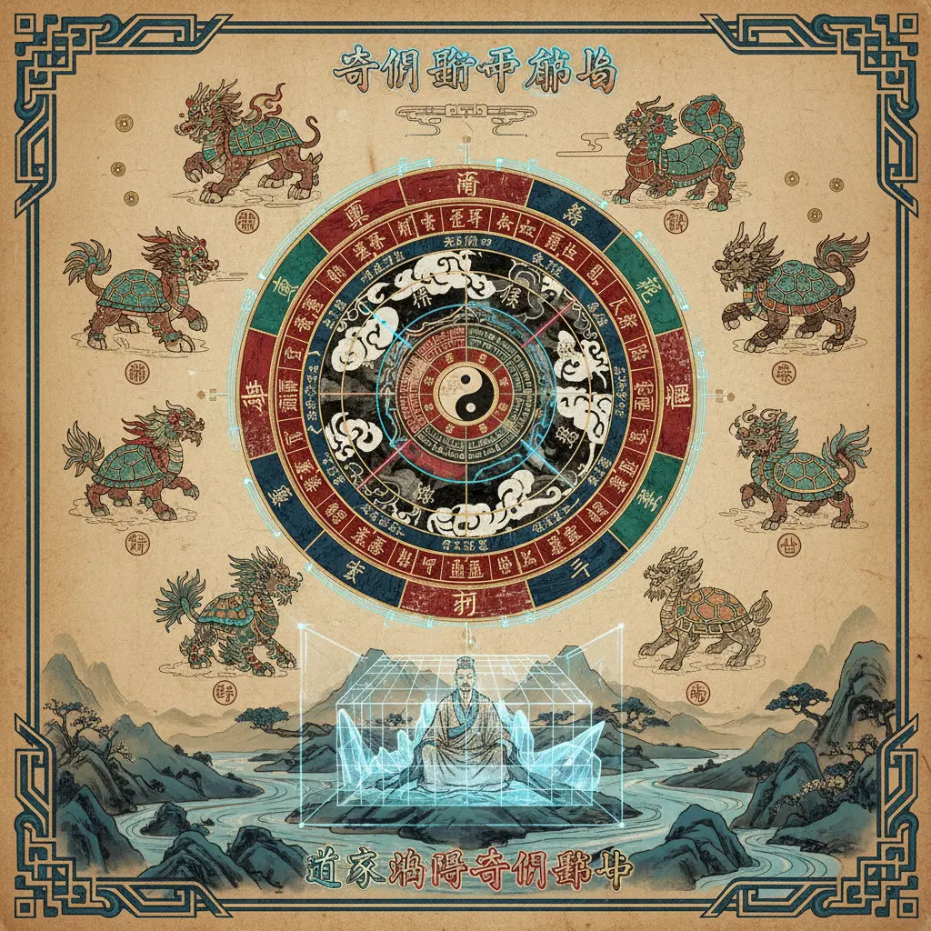 奇門遁甲佈局 - 道家陰盤奇門遁甲