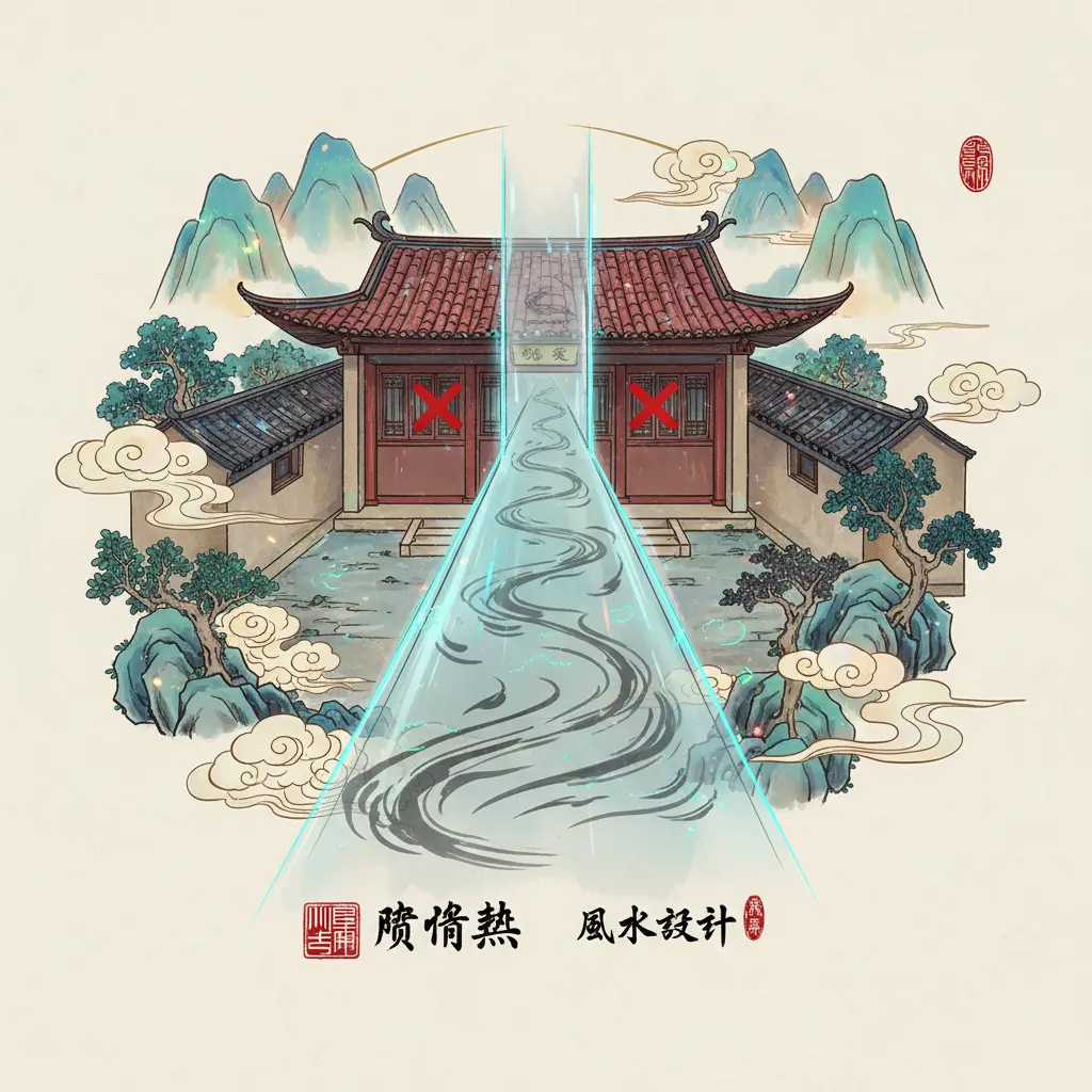 風水設計 - 穿堂煞