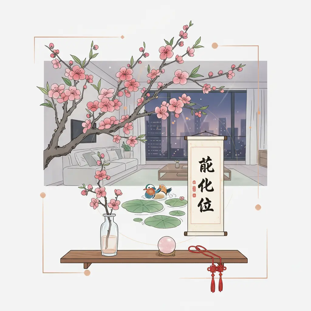 風水擺設 - 桃花位