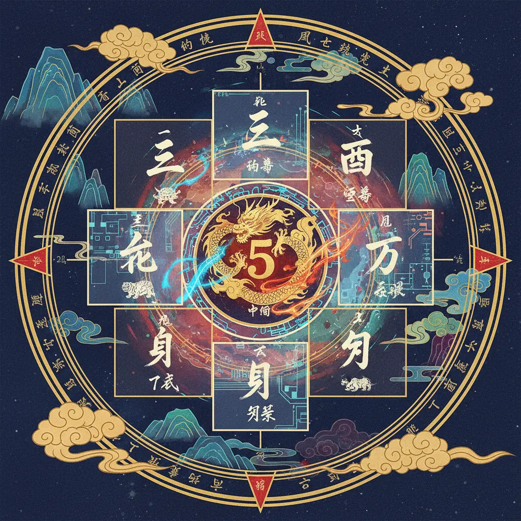 風水方位 - 九宮飛星圖