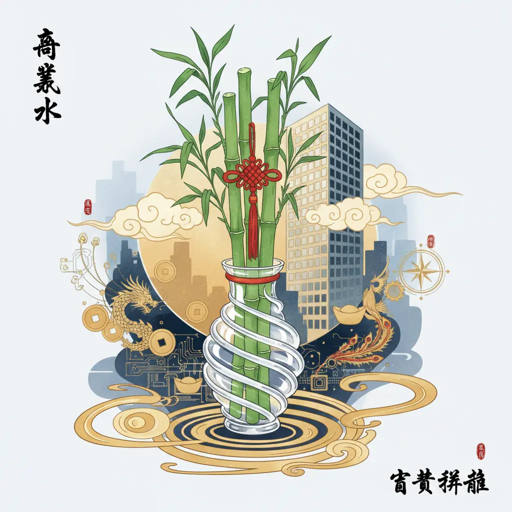 商業風水 - 富貴竹