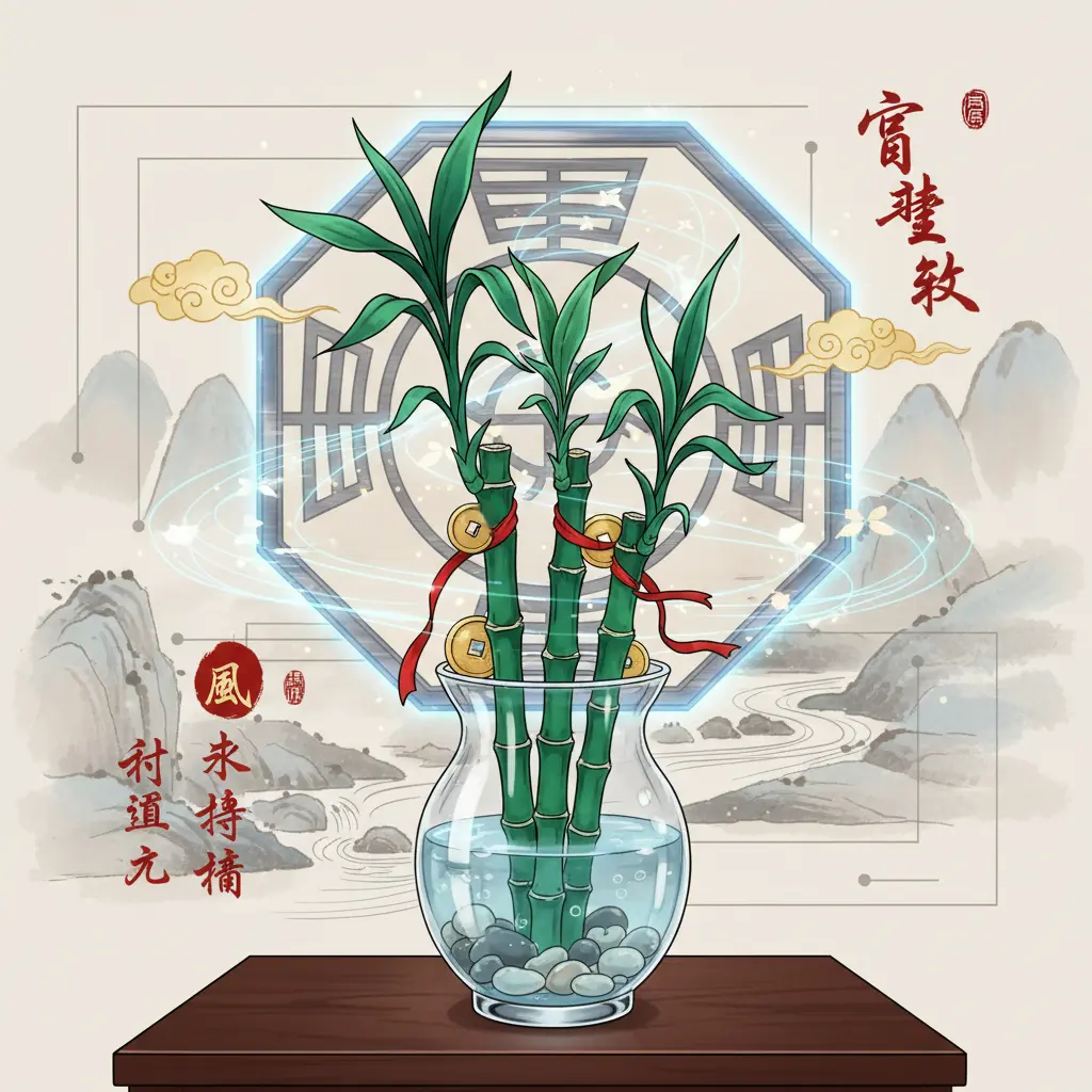 風水分析 - 富貴竹