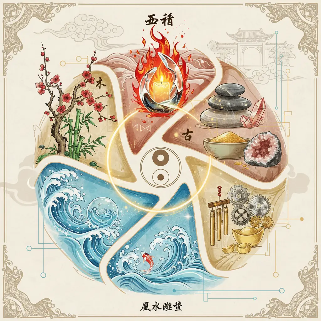 風水擺設 - 五行
