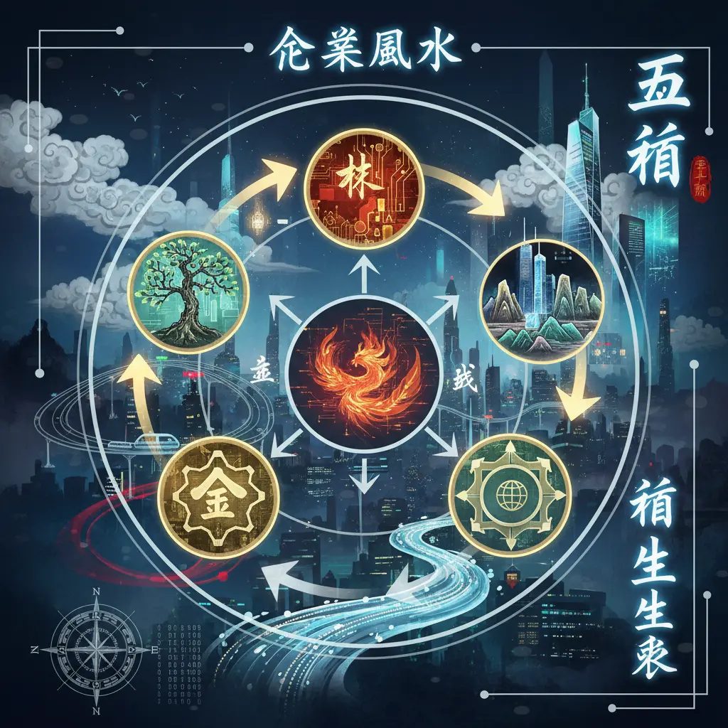 企業風水 - 五行生剋