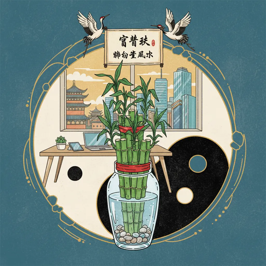辦公室風水 - 富貴竹