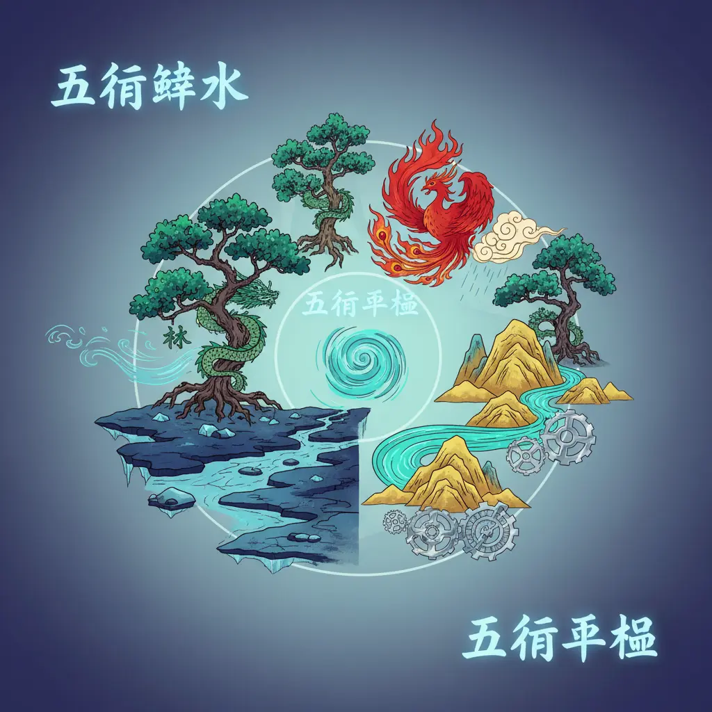 五行平衡 - 五行缺水