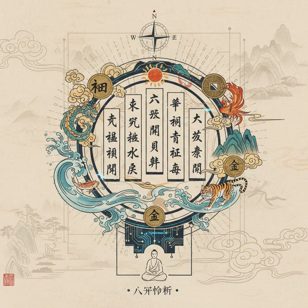 八字分析 - 八字命盤