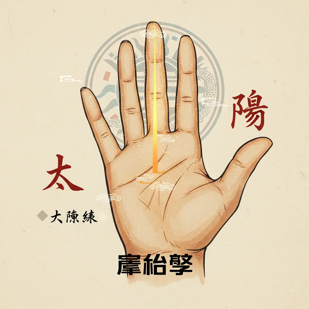 掌相學 - 太陽線