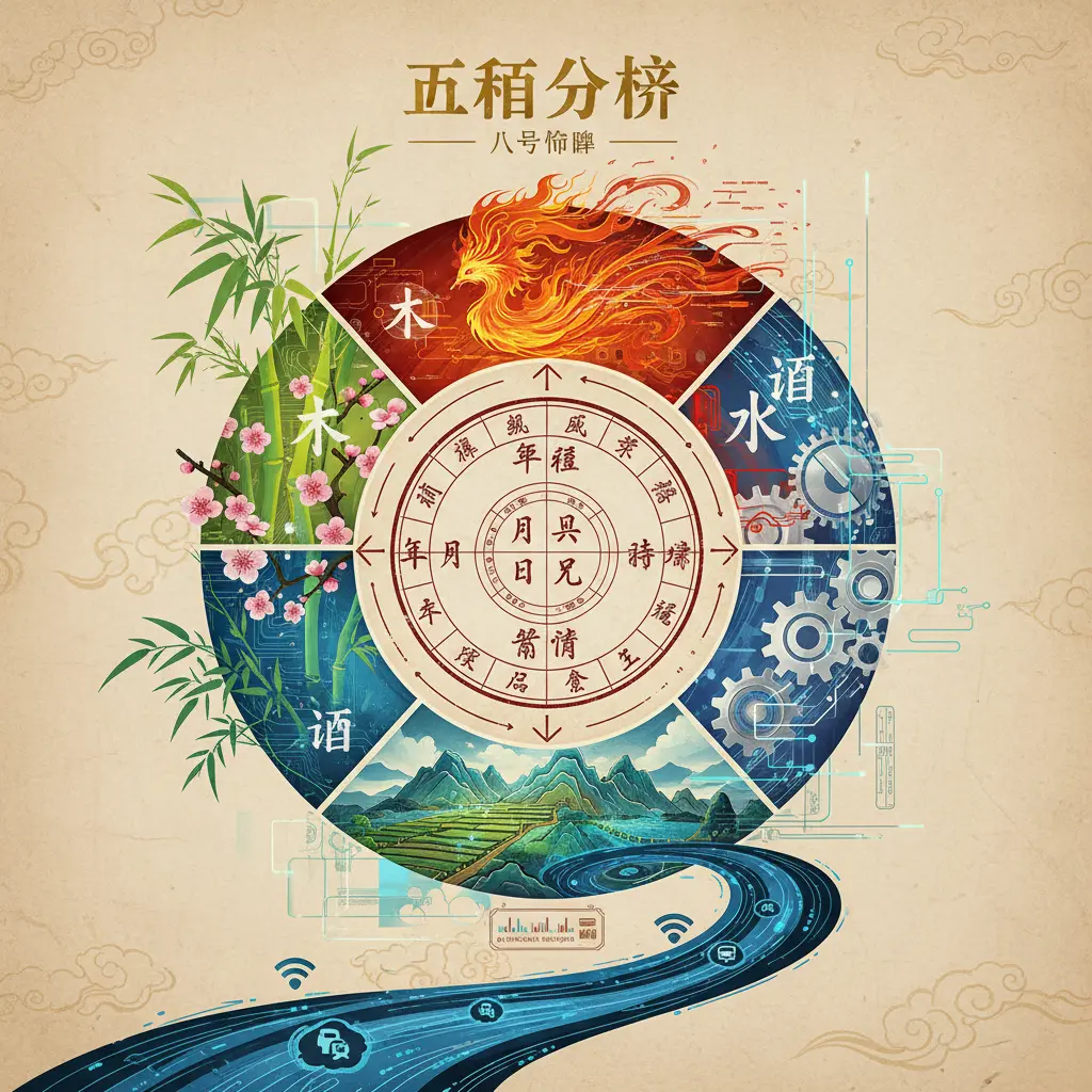 八字命盤 - 五行分析