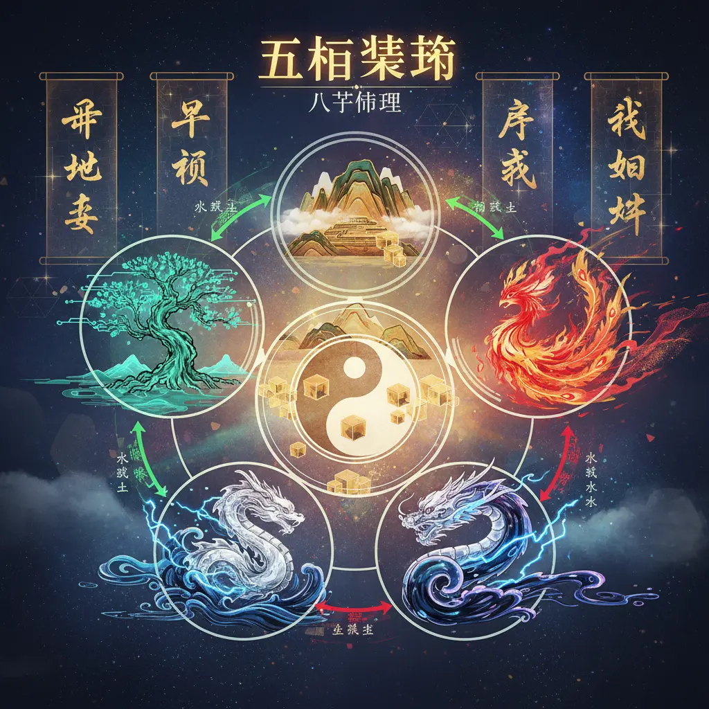 八字命理 - 五行結構