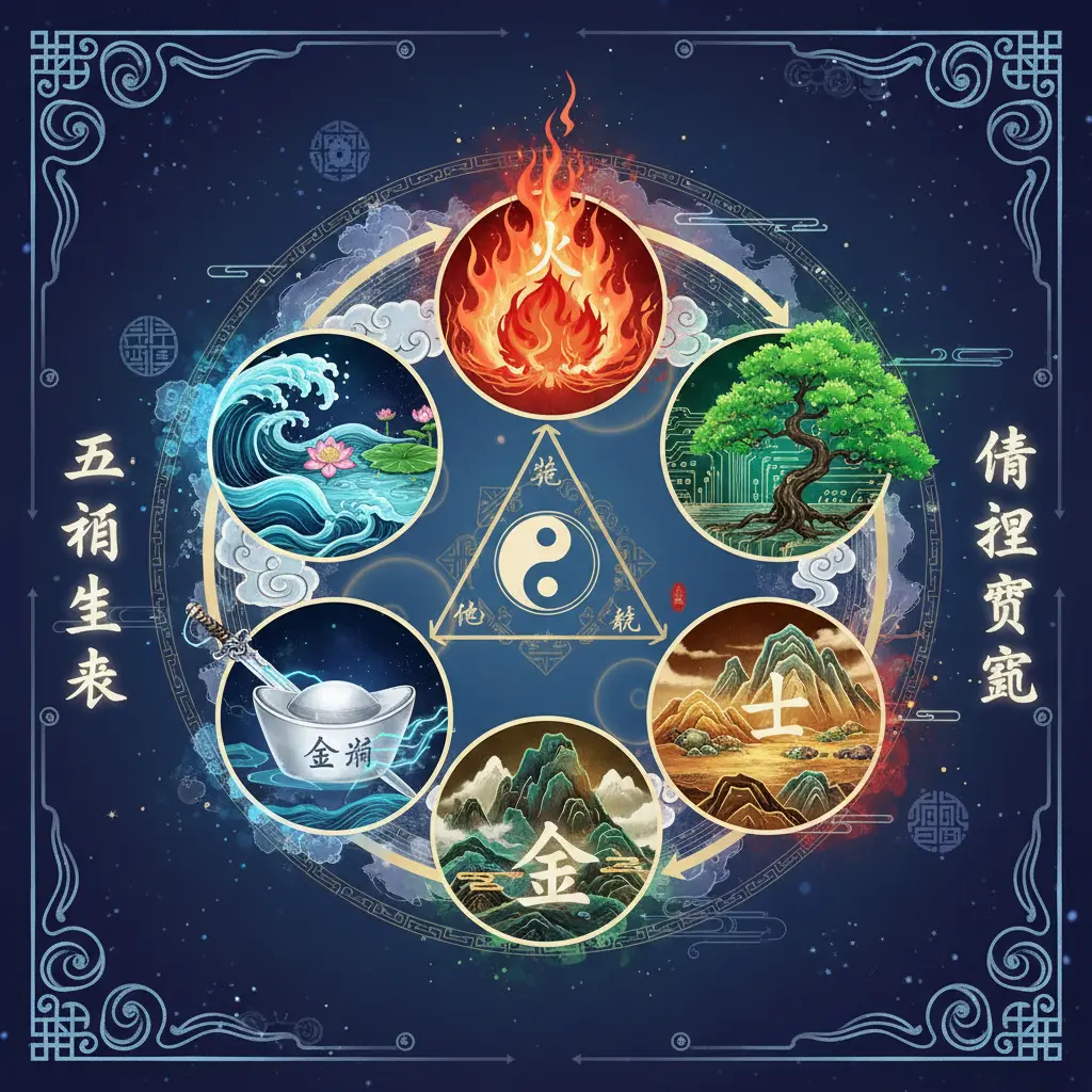 命理預測 - 五行生剋