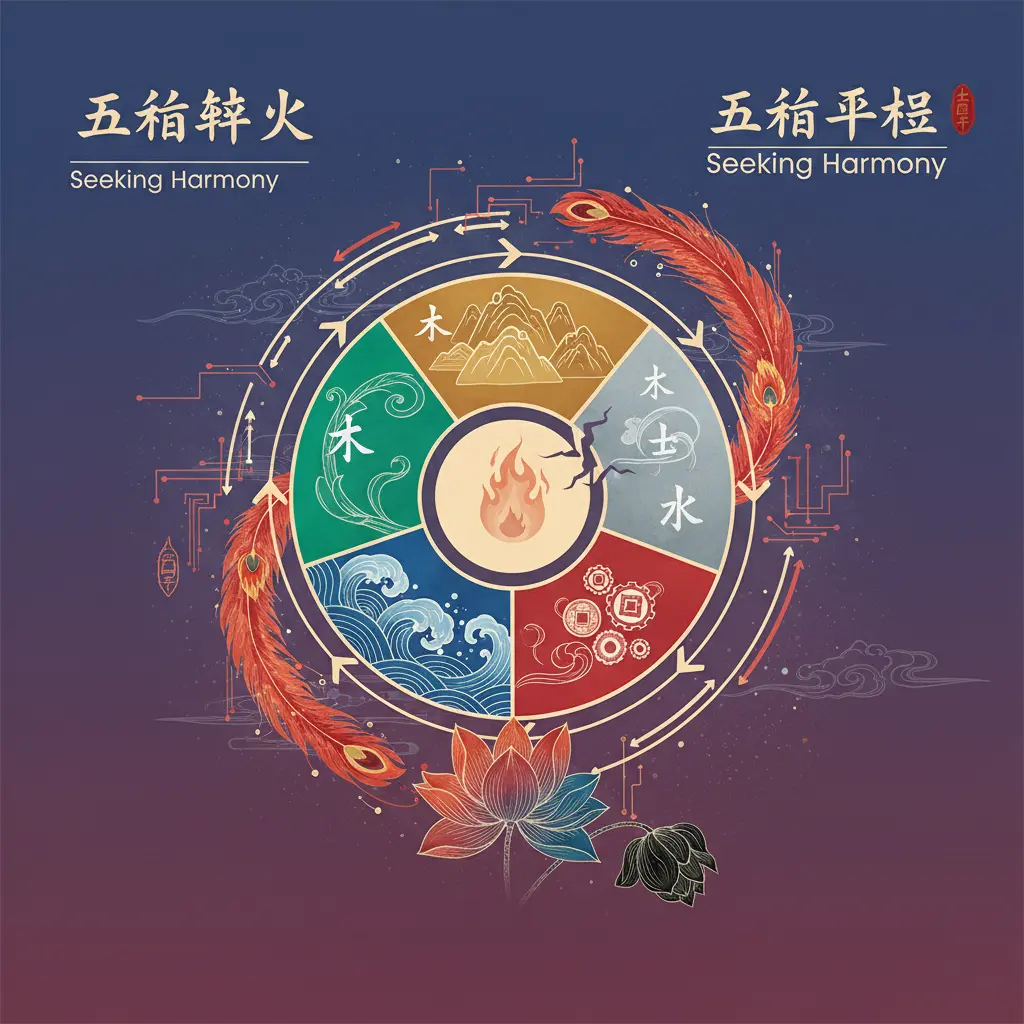 五行平衡 - 五行缺火