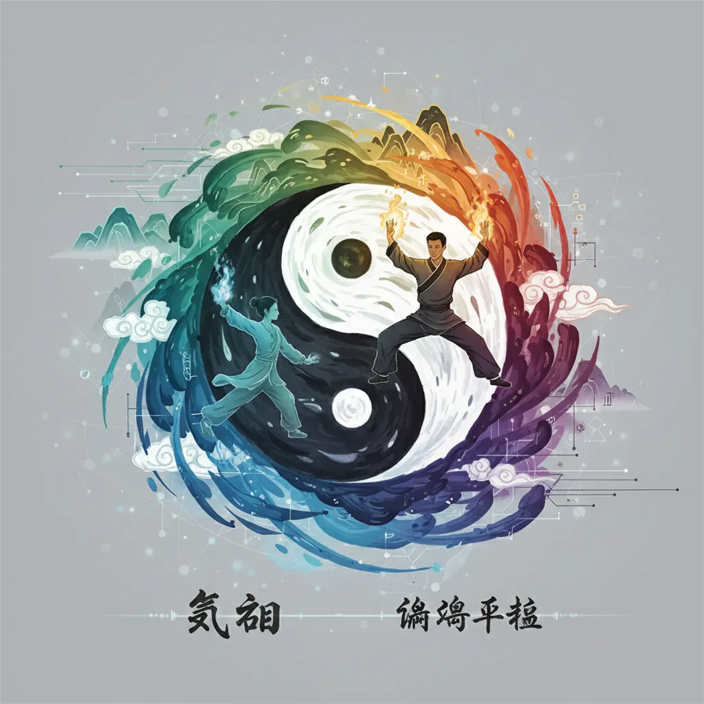 陰陽平衡 - 氣功