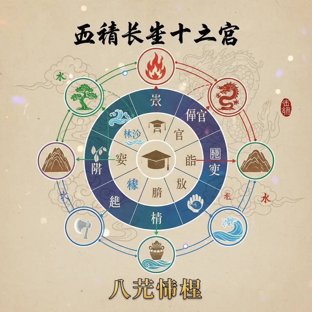 八字命理 - 五行長生十二宮