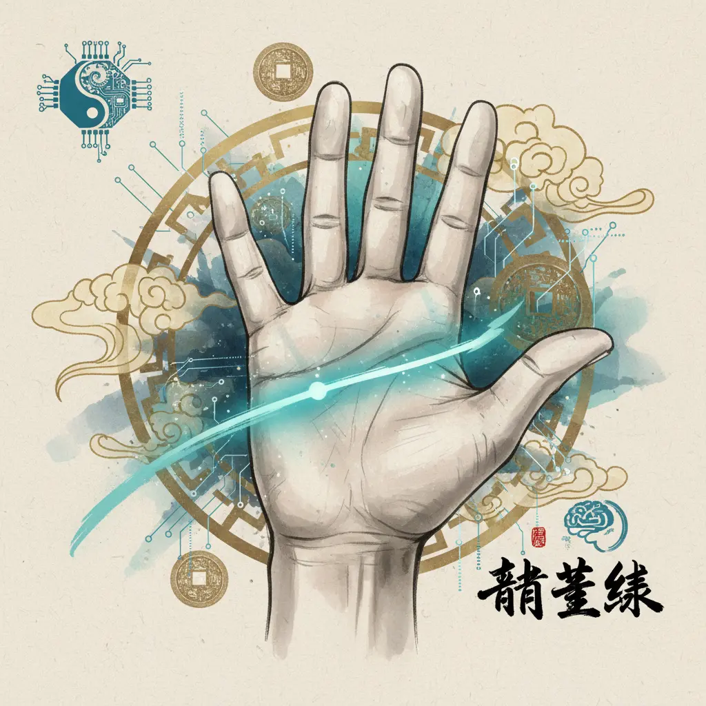 掌相 - 智慧線