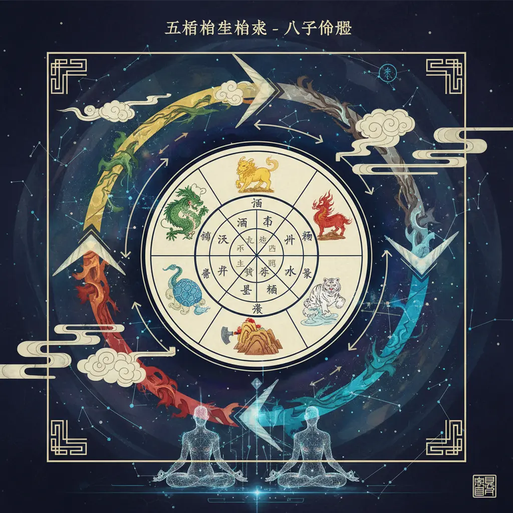 八字命盤 - 五行相生相剋