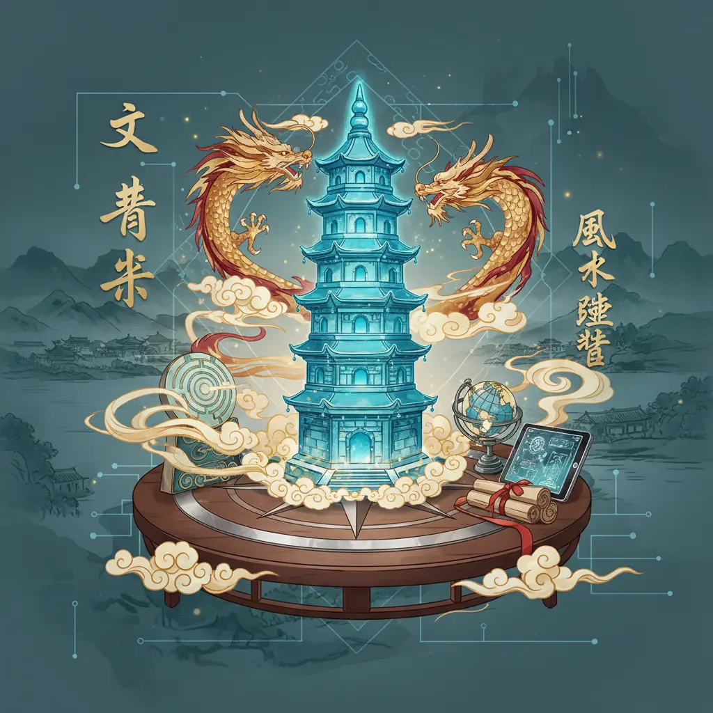 風水擺設 - 文昌塔