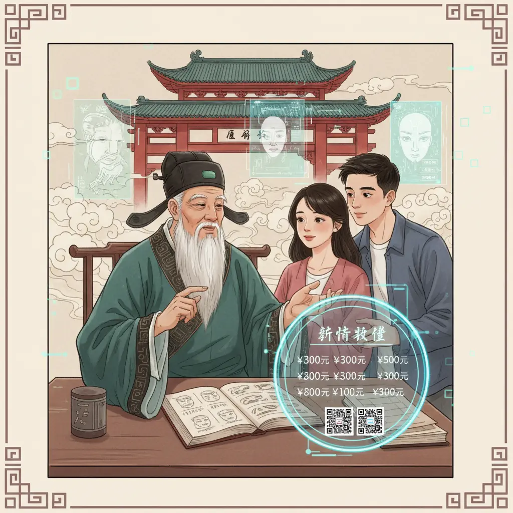 算命收費 - 面相學