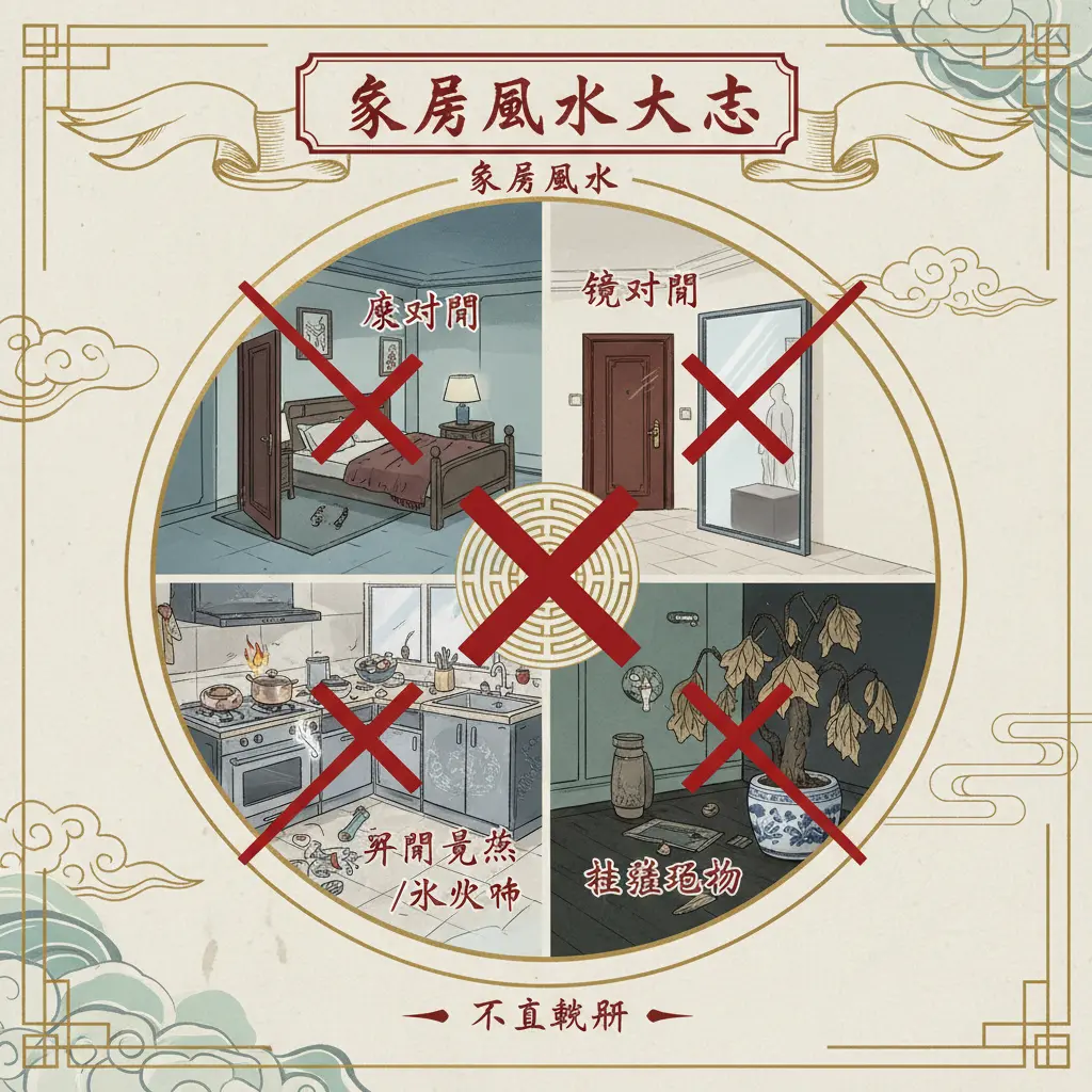 家居風水 - 風水大忌