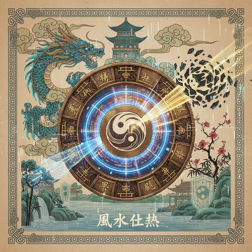 風水化煞 - 八卦鏡