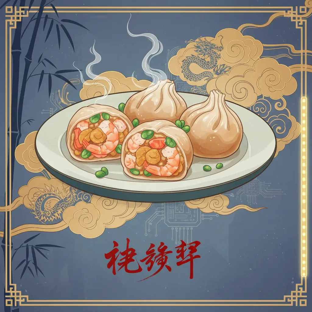 陳師傅 - 瑤柱鮮蝦豆苗餃