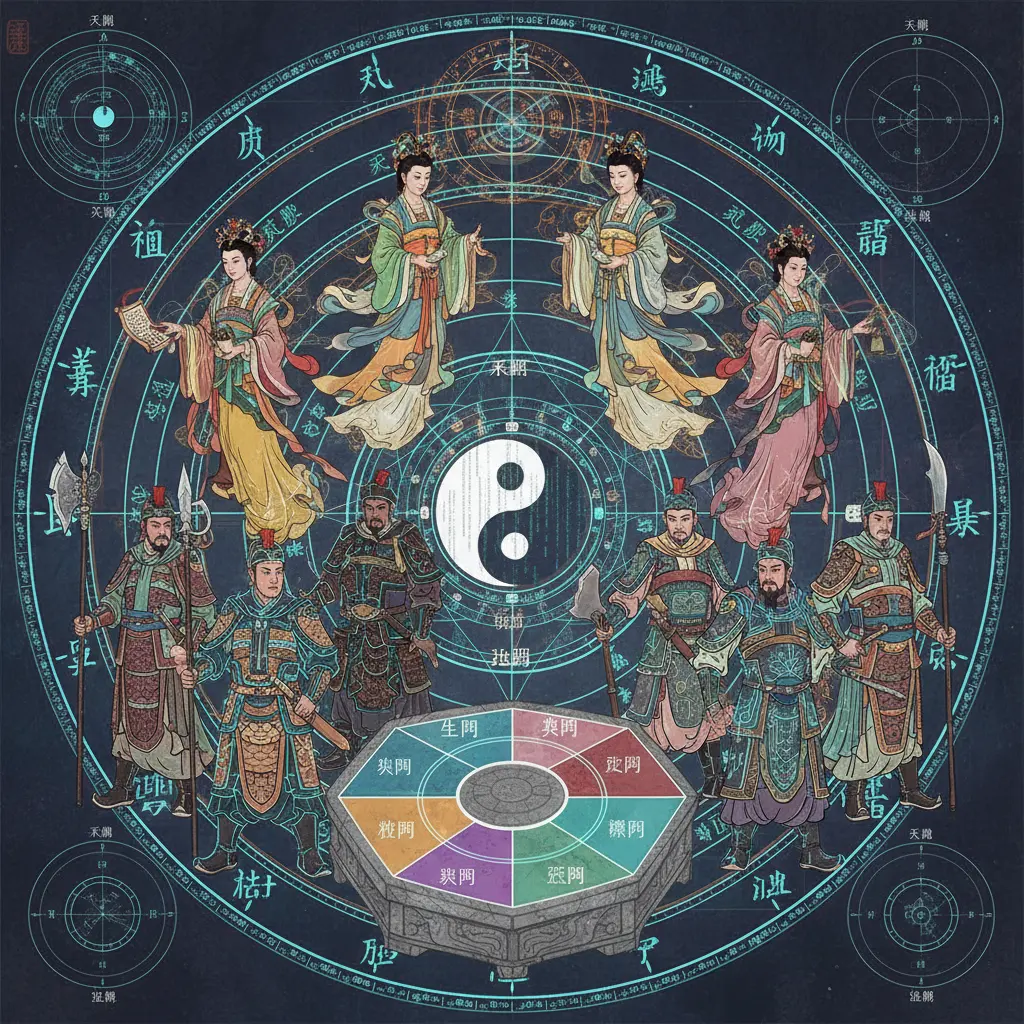 奇門遁甲佈局 - 六丁六甲